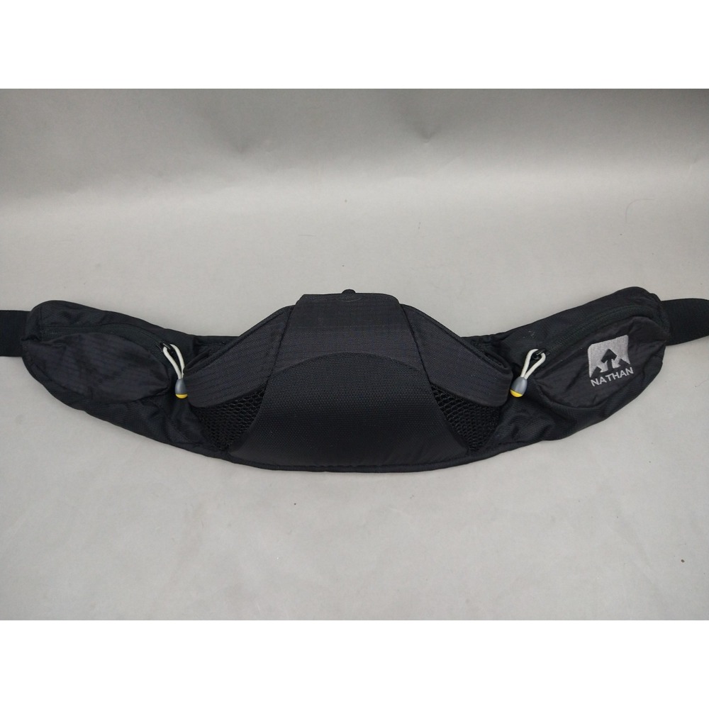 Nathan Running/Hiking Belt Fanny Pack,W/Water Bottle Holder,Zip Pockets,Adjustab